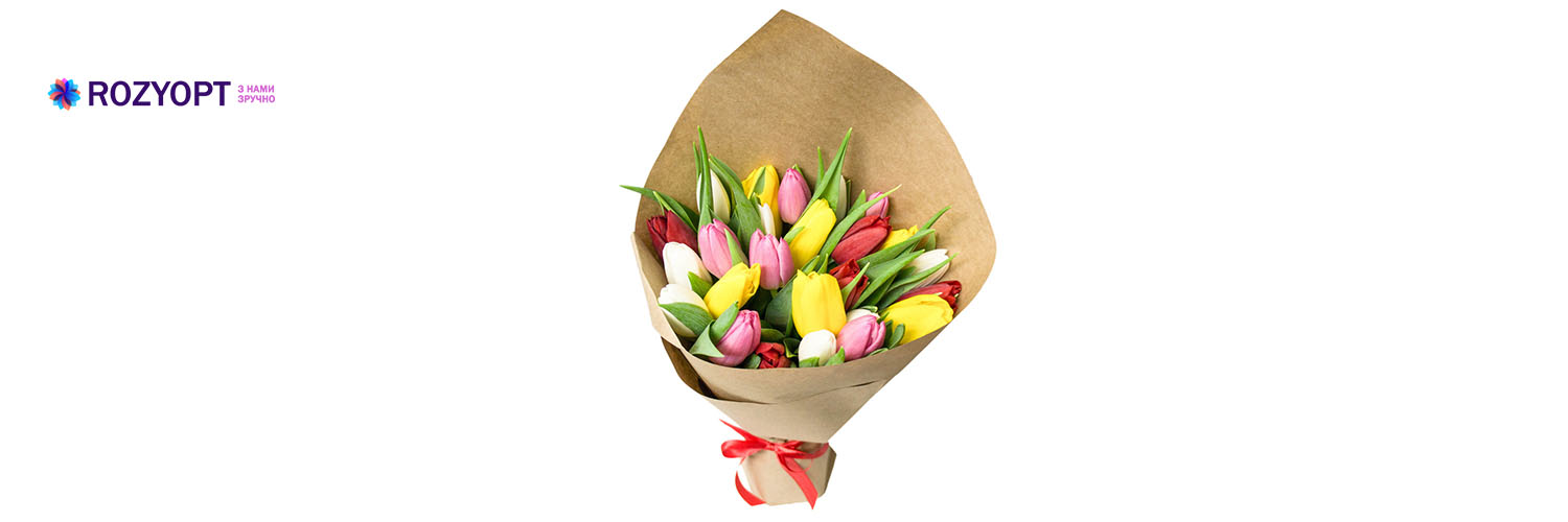 Доставка тюльпанов оптом на 8 марта в Харькове