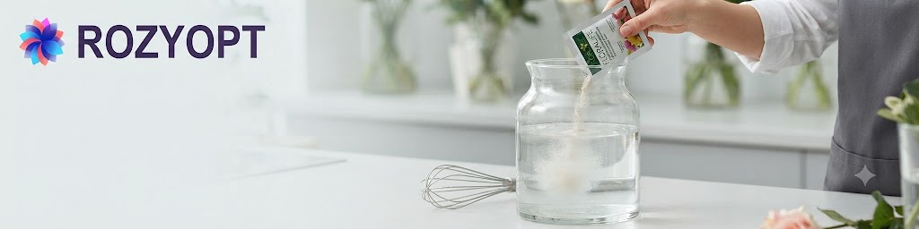 Использование подкормки (кризала) для цветов